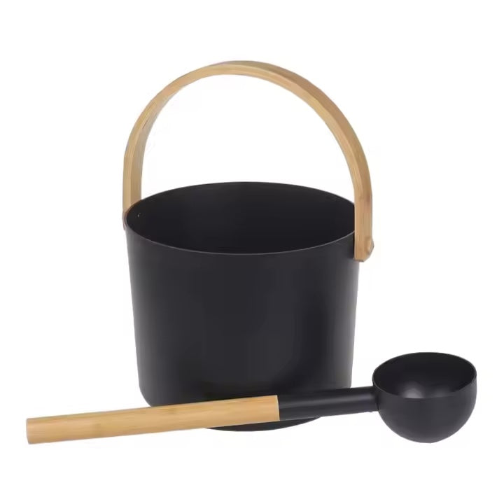 Bamboo Sauna Ladle & Bucket